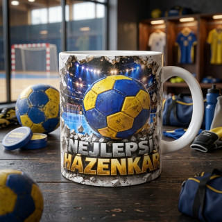 Keramický hrnek „Nejlepší házenkář“ – 330 ml
